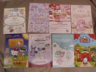 Sanrio- Hello Kitty/ 玉桂狗 /小夢星 little twin star  /Melody/ Pochacco /my sweet piano/庫洛米 Kuromi 宣傳品/海報