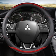 [Ready Stock] Mitsubishi Carbon Fiber Leather Steering Cover Penutup Stereng Outlander ASX Triton La