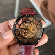 Fossil Townsman Automatic Pria Kulit Brown Casual Sporty Original ME3098 (Jam Tangan)