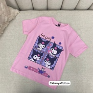 TSHIRT COTTON PREMIUM 2/3-12/13y KUROMI PINK