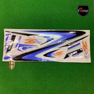 Y125Z (3) BLUE Body Stripe ( Sticker )