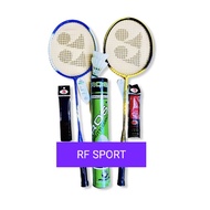 [PAKET LENGKAP] RAKET BADMINTON YONEX / LINING MURAH LENTUR SENYAWA TANPA SAMBUNGAN KUALITAS BAGUS ISI 2 RAKET + TAS + BONUS KOK GRIP