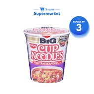 [Bundle of 3] Nissin Big Cup Noodles Tom Yam Seafood Flavour (108g)