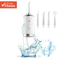 Electric Water Flosser Irrigator Oral Cordless for Teeth 3 Modes 4 Jet Tips Portable Floss Water Flo