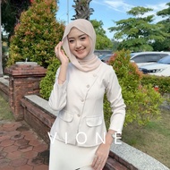 KEMEJA Vione roman vest shirt semi blazer casual outfit