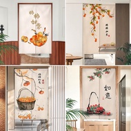 Chinese Style Door Curtain Chinese Style Home Bedroom Curtain Toilet Half Curtain Decorative Curtain Kitchen Entrance Door Partition Curtain