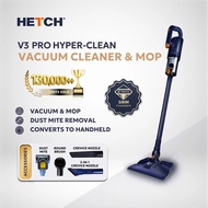 【SIRIM】HETCH V3 Pro Handheld Dust Mite Vacuum & Mop |   Vacuum & Mop Anti Dust Mites