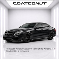 Mercedes W212 E200/E250 Conversion to W212 E63 AMG (2014-2016)