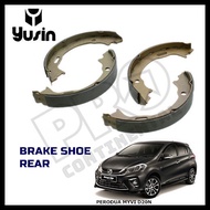 YUSIN PERODUA MYVI D20N 2018-2022 REAR BRAKE SHOE [1 SET (LH+RH)]