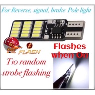 T10 / T15 strobe flash flashing led light - Hiace, NV350 reverse, polelight etc