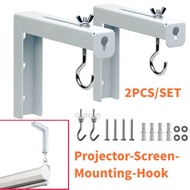 2PCS/SET Projector Screen HD Universal Adjustable Projector Screen Mounting