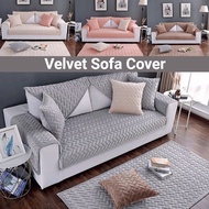 Sofa Cover Plush Sofa Cushion Universal Full Cover Non-Slip Fabric Universal Velvet Sofa Cover