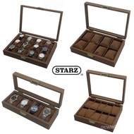 DH 14 Assorted Models - 2/3/4/6/10/12 Slots Wooden Watch Storage Box / Wood Watch Display Box Case O