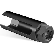 Oxygen Sensor Socket with Side Wire Cutout, 1/2" Drive by 7/8" 6-Point O2 Sensor Fit All Vehicles O2