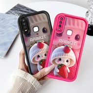 Cartoon Strawberry Rabbit Phone Case For VIVO Y17 Y11 Y15 Y12 Y12i Y3S 1901 1902 1904 Y17S Y16 Y15S 