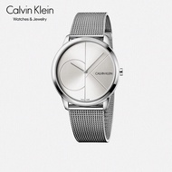 CK凯文克莱（Calvin Klein）Minimal 简约系列手表 银盘钢带腕表石英男女情侣表K3M2112Z