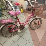 Bekas Sepeda Anak United 16 Inch Pink Second Pom Pom Cewek Aidanpoloy