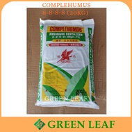 20KG Organic Fertilizer Zeenex Complehumus 8-8-8-8+3MgO+TE JAPAN