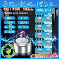 Energizer 3V Lithium Button Cell Battery LR936 LR41 LR44 LR1130 CR2032 CR2025 CR2016 4pcs / 5pcs 扣电池