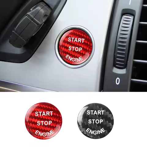 Car Engine Start Stop Button Panel Sticker For BMW X5 E70 X6 E71 E72 E81 E87 E90 E91 E92 E93 E60 E83