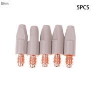 [Dhin] 5PCS 24KD New Coating Protection Nozzle 0.8/1.0/1.2mm MIG Torch Contact Nozzle Of 24KD MIG MA