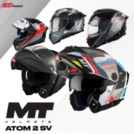 MT HELMET Model ATOM 2 SV Can Lift The Chin 2-Sided Glasses 4 890.-