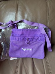 Supreme 紫色斜孭袋