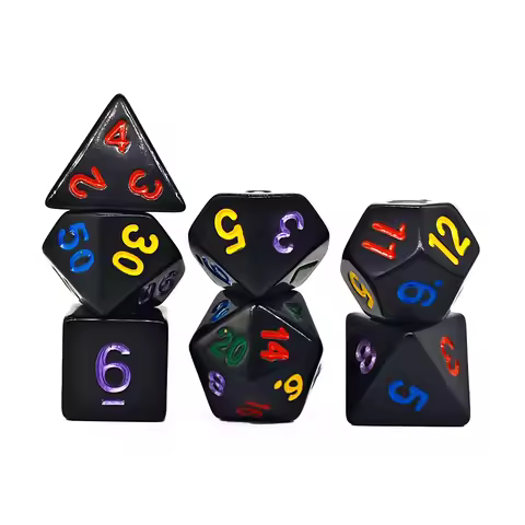 Beautiful Dice Set DND Dice High Quality Various Colours Perfect Finish For DND RPG Dados Board Game