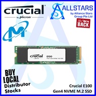 Crucial E100 480GB/1TB Gen4 NVME M.2 SSD (CT480E100SSD8/CT1000E100SSD8) (Warranty 3years with Conver