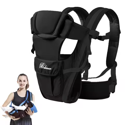 Baby Sling Carrier, 4-in-1 Ergonomic Baby Backpack Carrier, Easily Adjustable Baby Carrier Newborn t