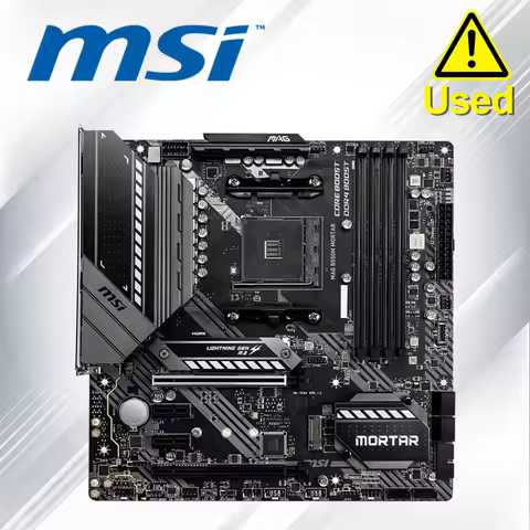 MSI AM4 AMD Micro ATX Motherboard MAG B550M MORTAR AM4 AMD B550 Micro ATX AMD Motherboard