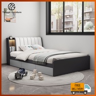 Tanggo Bed Frame With Mattress Storage Bed Frame Soft Bed Super Single/Single/Queen Bed Frame