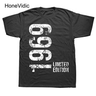 HONEVIDIC 55Th Birthday 55 Years Man Woman Retro Vintage 1969 Gift S Summer Style Graphic Cotton Str