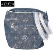 Russet [全新未使用] 24SS 牛仔提花字母圖案水桶包 [二手]