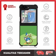 Custom Casing Case Samsung Z Flip 6 5 4 3 , Z Fold 6 5 4 3 5G Donald Duck AE3206 Hardcase A14