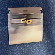 Kelly to go evercolor etoupe 全新 大象灰 金扣