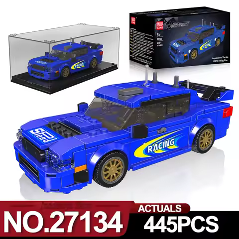 MOULD KING 27134 Racing Car Impresa WRC2004 Rally Car Building Blocks kits MOC Bricks Toys for Kids 