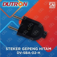 Dutron Steker Gepeng Bulat Steker Pipih DV-SBA-02 Putih Hitam