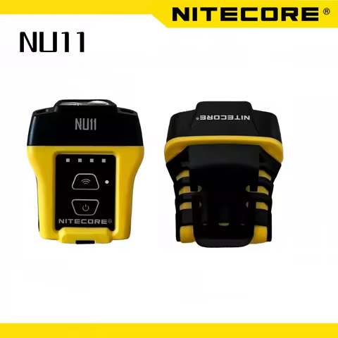 NITECORE NU11 Fishing Headlamp Clip-on Cap Light Running Touch Control for Camping Hiking Climbing -