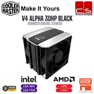 Cooler Master V4 Alpha 3DHP Black CPU Air Cooler