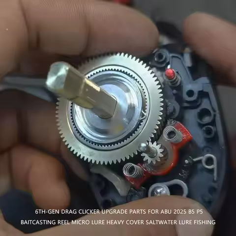 6th‑Gen Drag Clicker Upgrade Parts For ABU 2025 B5 P5 Baitcasting Reel Micro Lure Heavy Cover Saltwa