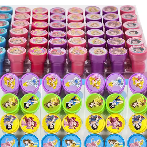 Princess Stamp Princess Party Favor Seal for Kids Girls Birthday Party Decoration Giveaway Souvenir 