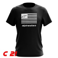 C 21 BAJU MOTOR TOURING RIDE ALPAN DESIGN RACING SUPERBIKE RARE KAIN COTTON
