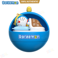 Doraemon กล่องดนตรีโดราเอมอนแท้100%เครื่องประดับแผงหน้าปัดทรงกลมขนาดเล็กและไวต่อการสัมผัส Music Box 