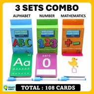 Alphabet flash card abc flash card alphabet flashcards wipe and clean cards abc tracing flash card a