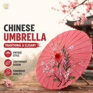 Children's Vintage Silk Umbrella Handcrafted Durable Lightweight Sun Rain Protection Photoshoot Prop