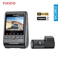 NEW VIOFO A329S Front 4K 60FPS and 2K Rear with Sony STARVIS 2 Sensors Dashcam Support SSD Storage