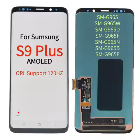 S9 Plus LCD Display For ORI Super AMOLED Display Touch Screen For Samsung S9 Plus LCD SM-G965 G965U