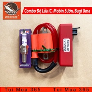 Combo Độ dàn lửa IC Mobin Bugi Uma cho Wave Alpha 110 Blade 110 Future 125
