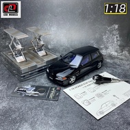 LCD 1:18 Honda eg6 Sir (sirii) Xe Mô Hình HợP Kim mô hình độc lập cấu hình động cơ nâng tĩnh trang t